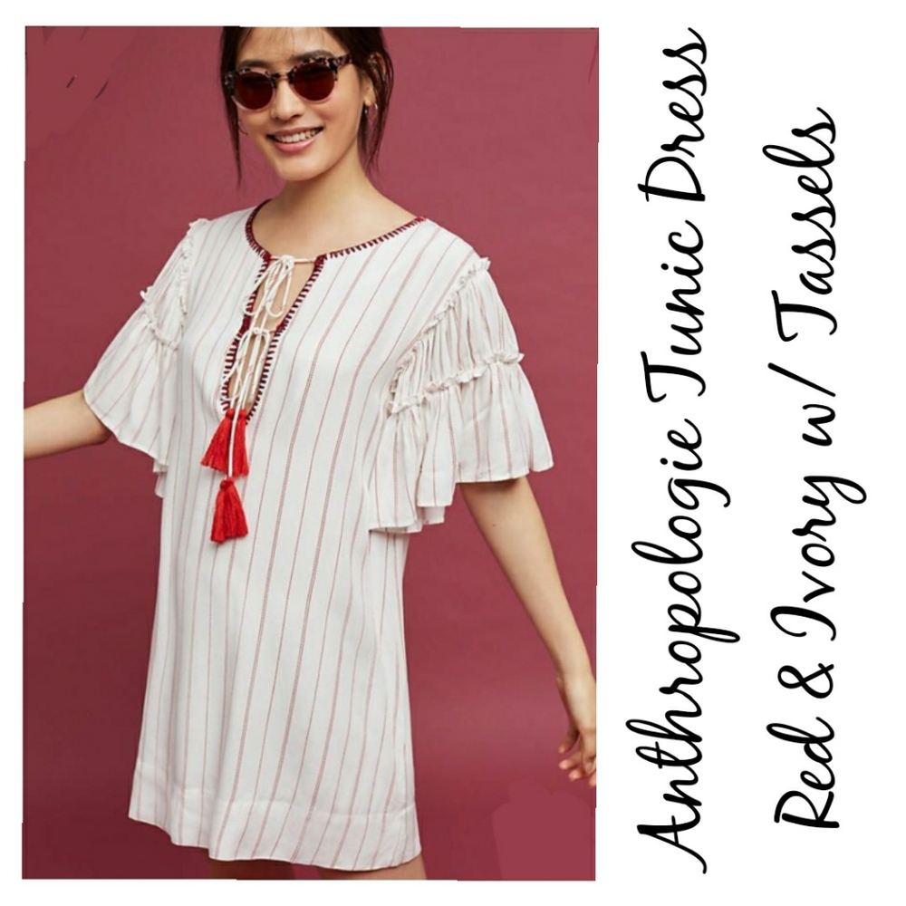 Anthropologie - Ira Tasseled Mini Dress - Picture 11 of 12